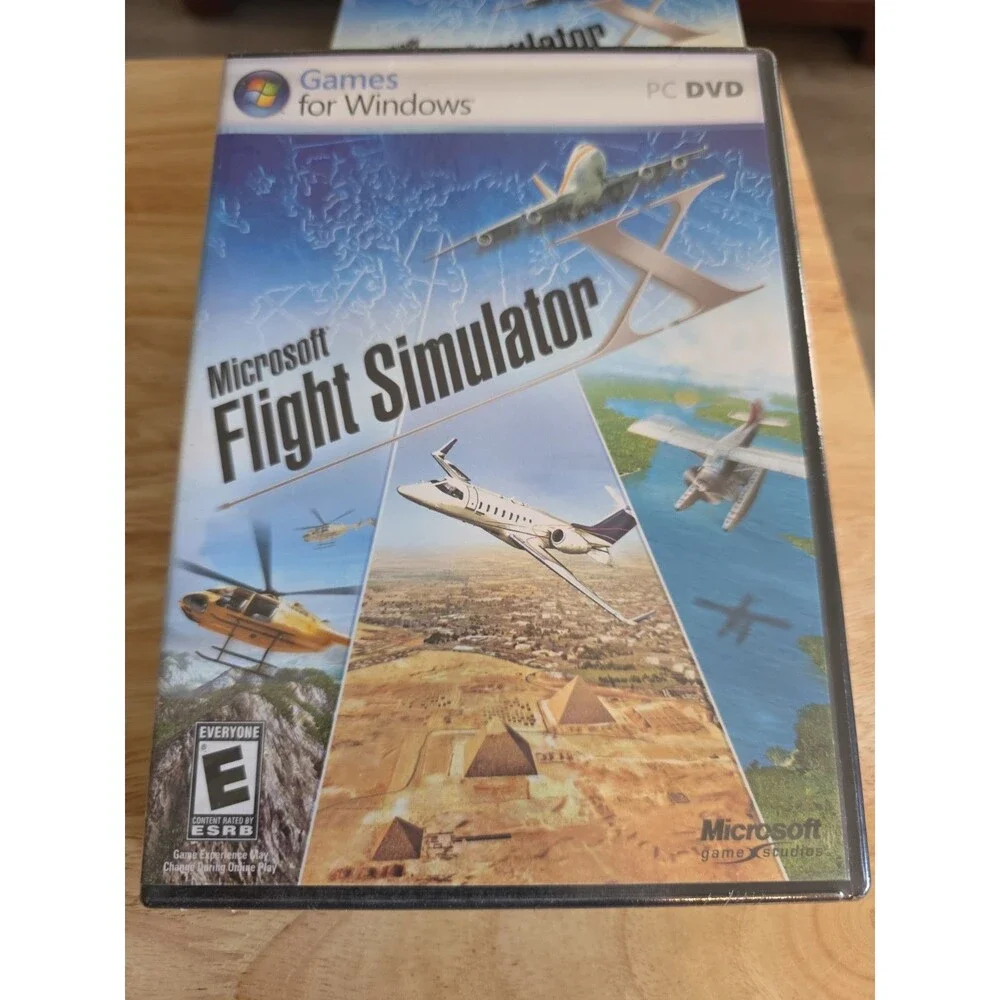 Microsoft Windows FLIGHT SIMULATOR X PC DVD  New Factory Sealed
